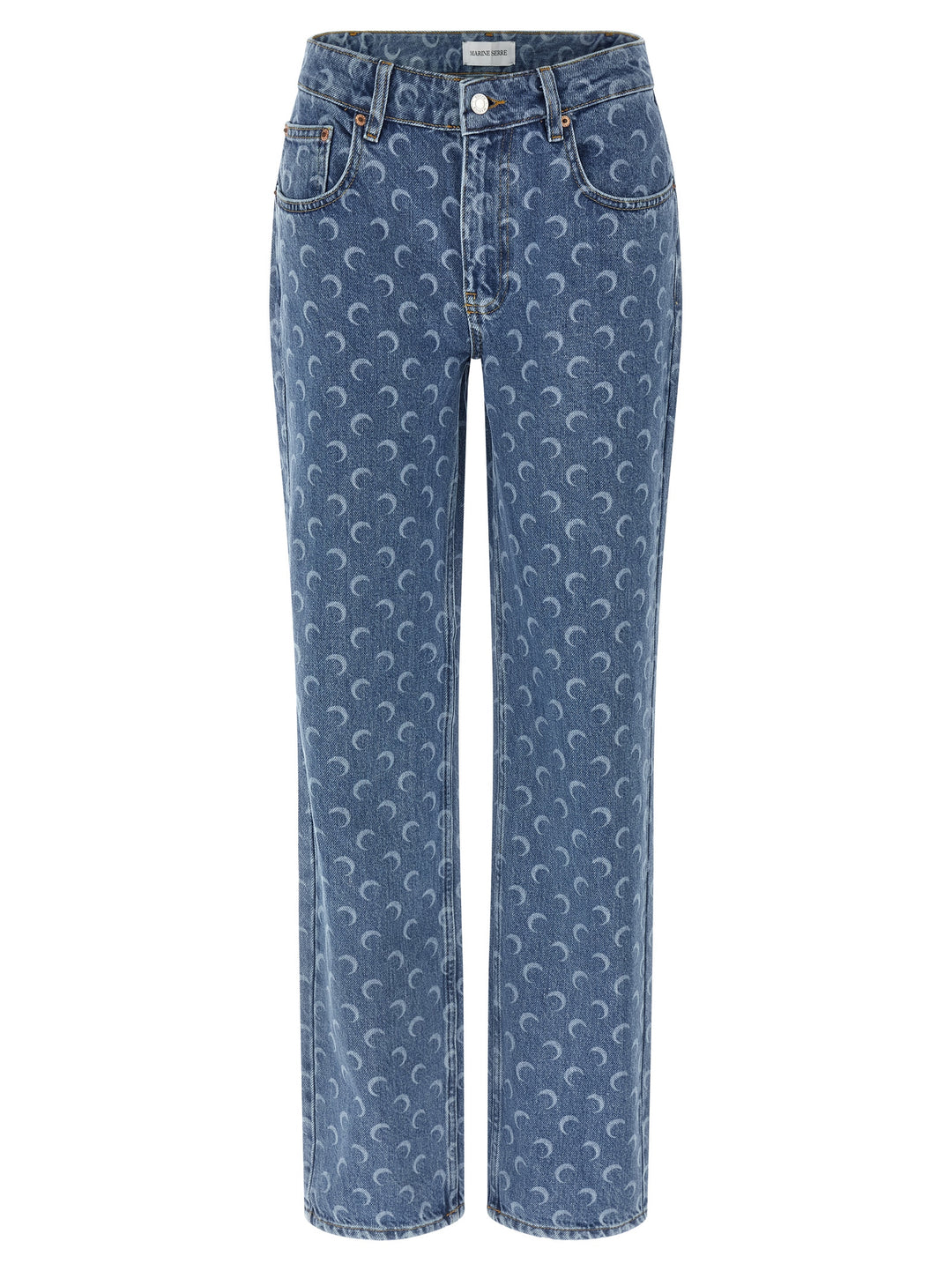 Marine Serre Moon Jeans - Light Blue | 4638ae07f1789c40592a45b181502fd10c4e282c