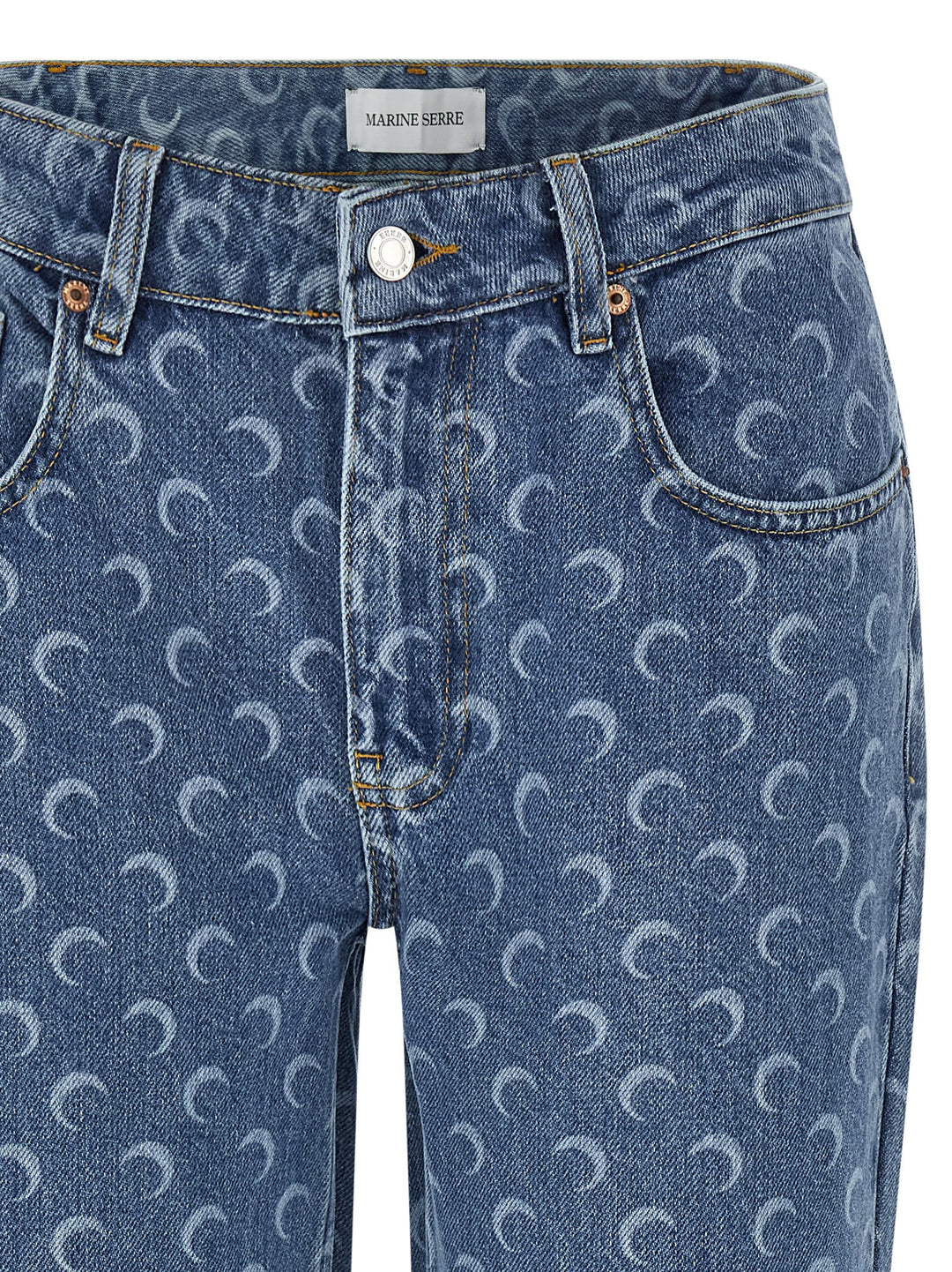 Marine Serre Moon Jeans - Light Blue | a8b56563aae528c69a20581ad9434e1eabfcda02