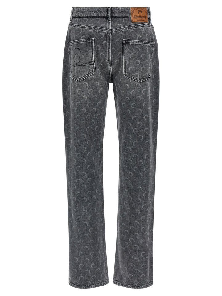 Marine Serre Moon Jeans - Gray | a16f2c59fe6d66ba53c886a8c4d53a237d826213
