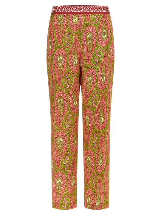 Paisley Foliage Pants Multicolor