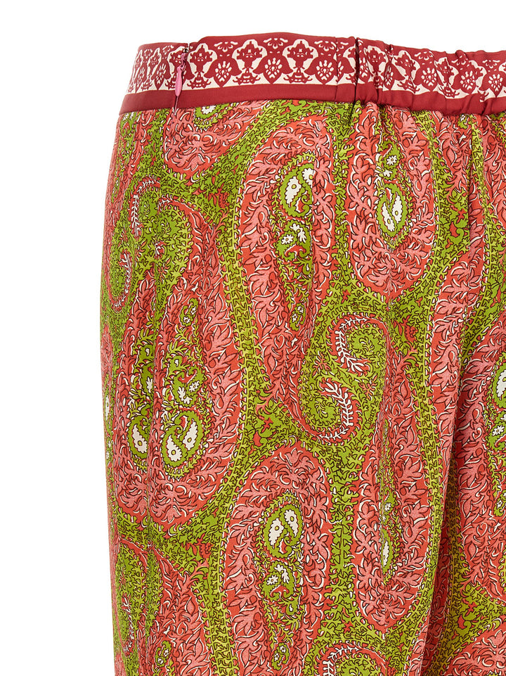 Etro Paisley Foliage Pants - Multicolor | 53148f0747a69ef5229fdbc9d0a6a1203952d578