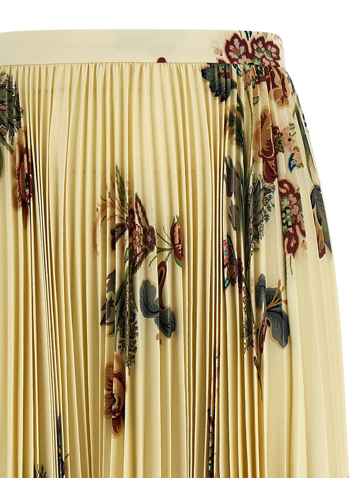 Etro Pleated Midi Skirt Skirts - Multicolor | cbf0b4b54cec5b2c509902709c10257cfb0f77e4