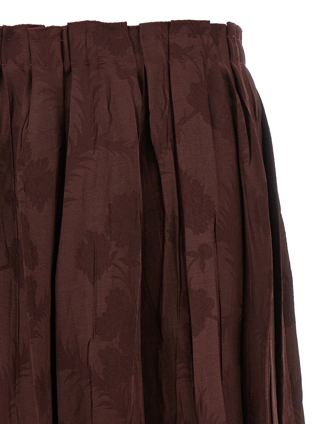 Etro Jacquard Floral Patterned Skirt Skirts - Bordeaux | a7a63b25341f0b48a72ef5bb046be6f1eac5ca61