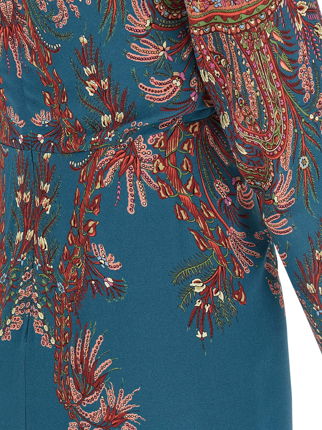 Etro Floral Printed Dress Dresses - Blue | c9a44ee4018e49549d4386420ca884432c8fcbf0