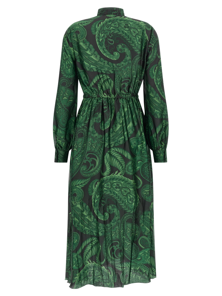 Etro Floral Printed Dress Dresses - Green | efa301e5121c1633b445314dc3c204099eb95ba0