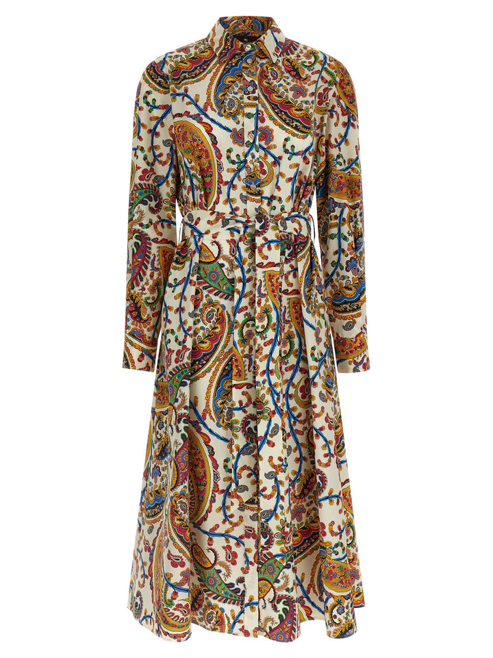 Etro Paisley Foliage Dresses - Multicolor | 4f028762b0c9154abb819591abf48703db776523