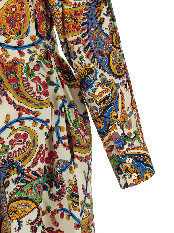 Etro Paisley Foliage Dresses - Multicolor | 4dee8d9fd95f8d1541386f9eb45a3ad7b7d380e1