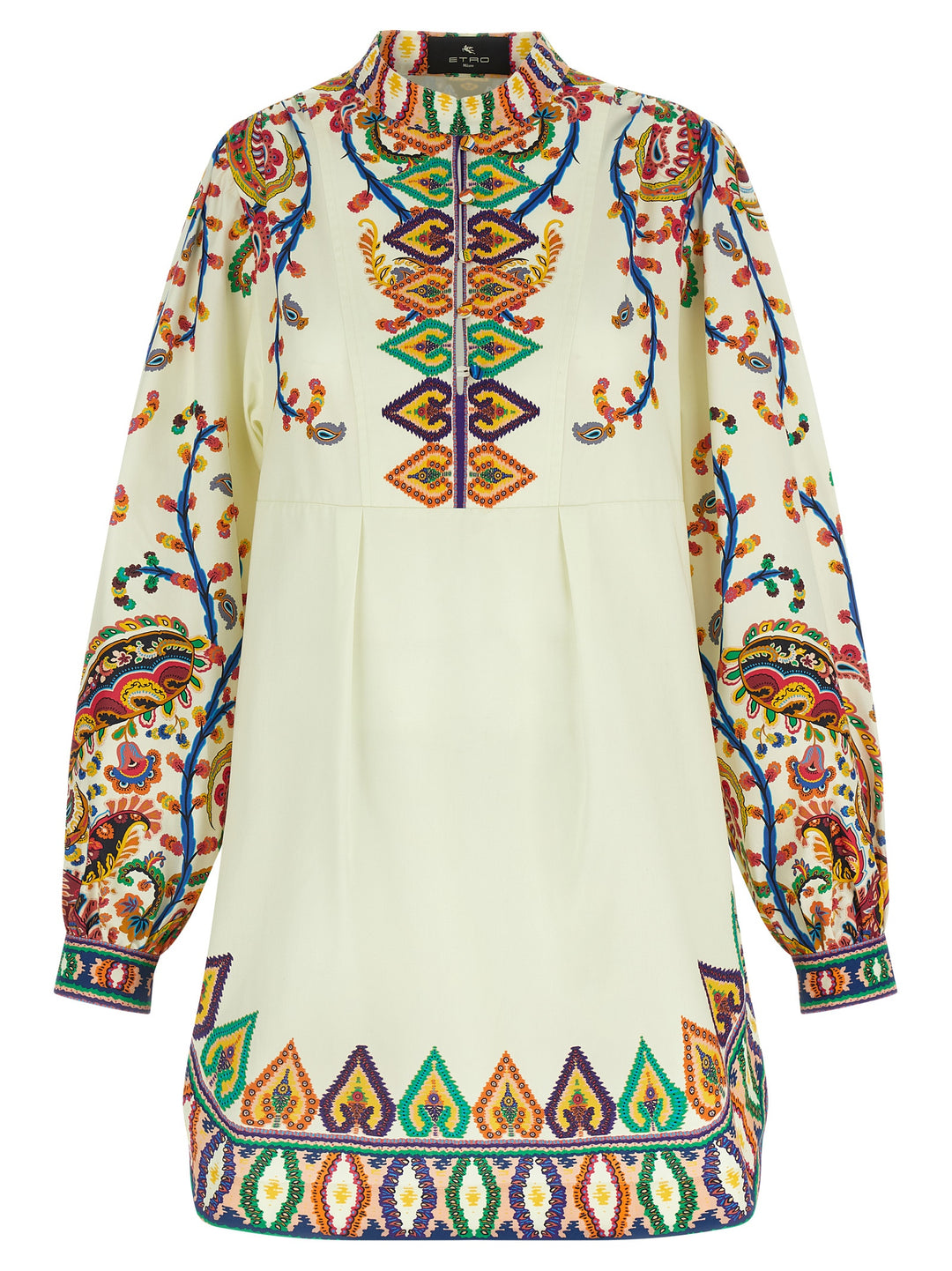 Etro Printed Poplin Dress Dresses - Multicolor | 3d2a4a385f70f742397c4f105a32bf1740aeb4e6