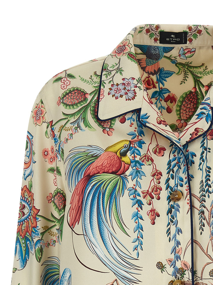 Etro Flora E Fauna Shirt and Blouse - Multicolor | 324fde75322c4cdf0ec2b8189b247cc8f1e3b8b3