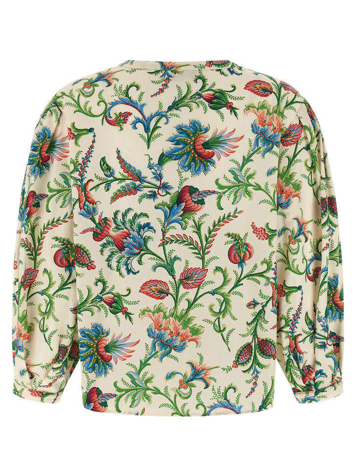Etro Floral Cotton Blouse Shirt and Blouse - Multicolor | 442d500796bff78546f4bae3b2da6dc0a06d1d76