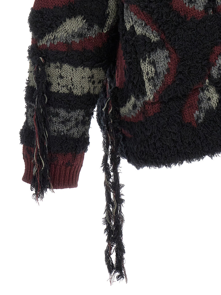 Etro Fringed Oversized Cardigan Sweaters and Cardigans - Multicolor | 3a93ee5f12e5cbb98743c9045e8280f47dcd1fb5