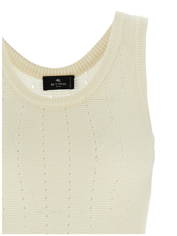 Etro Punched Top Tops - White | 0b0fa60e47d8030c65624671a34683661e14de04
