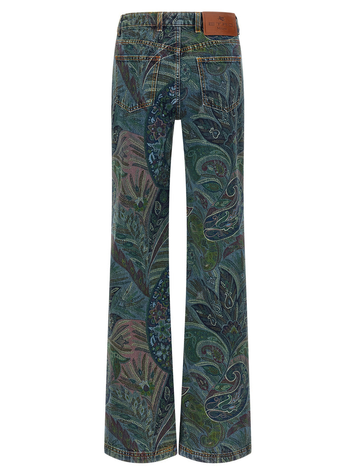 Etro Floral Print Jeans - Blue | ee0b6b8f04e994d7359d39a370331e2b64a82d60