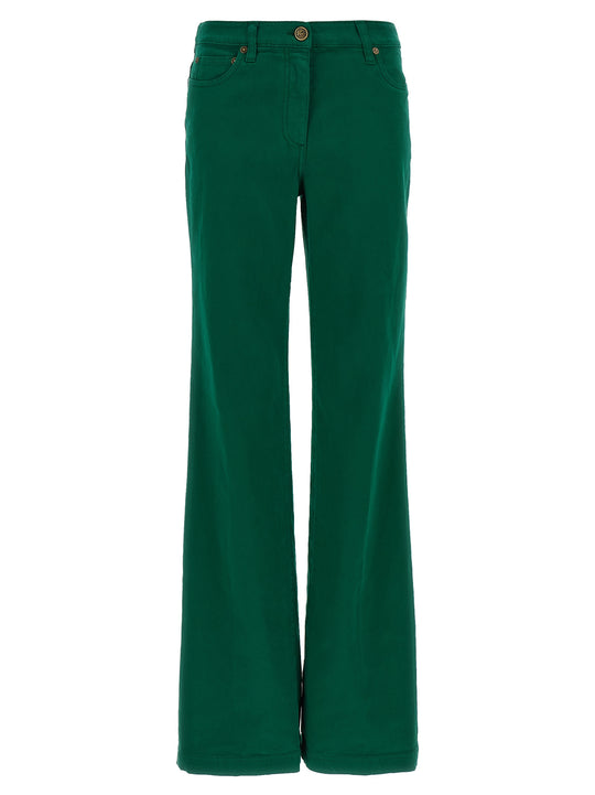 Cotton Trousers Pants Green