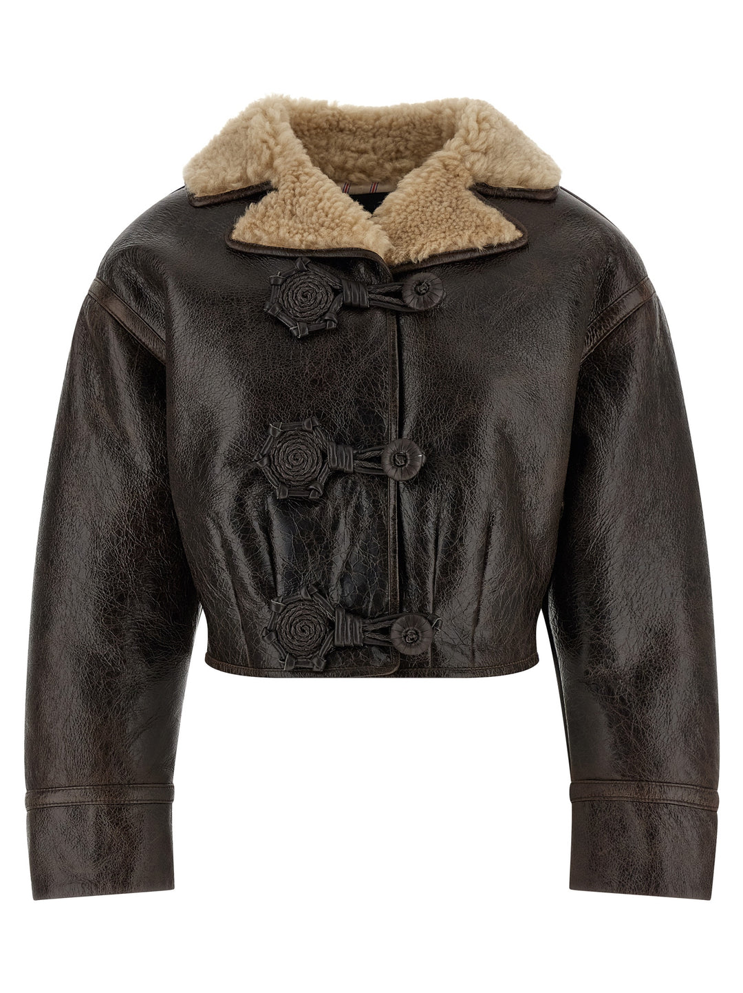 Etro Wool Insert Sheepskin Jacket Fur - Brown | 4d7ae419de9fb4e5549c184f8a185df31ff0439d