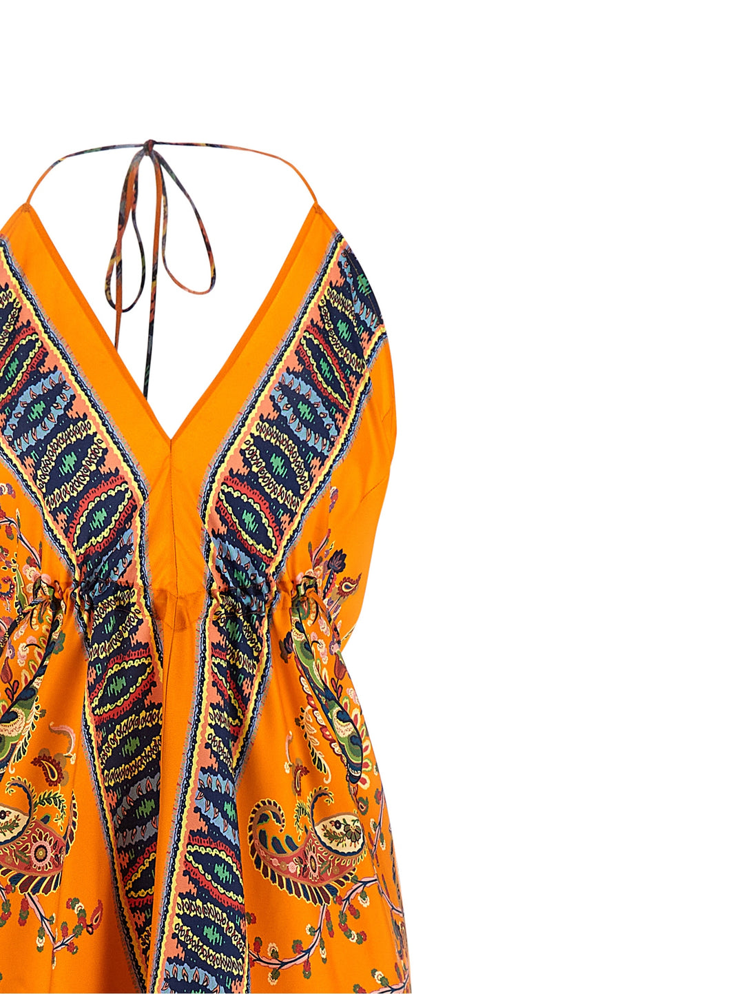 Etro Floral Paisley Dress Dresses - Orange | 43f077c58931efeafd40feaa361638dede370661
