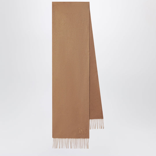 Camel-Colored Cashmere Scarf