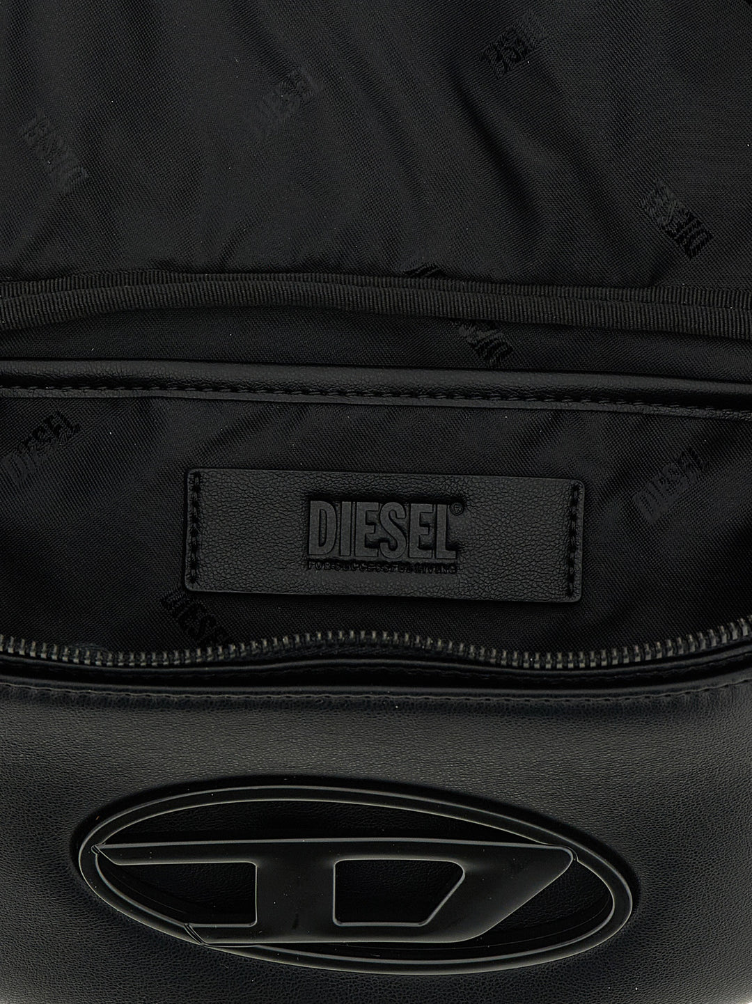 Diesel Holi-D Crossbody Bags - Black | 82ec5111be9054e7b0ace99acd5021511464b4a1