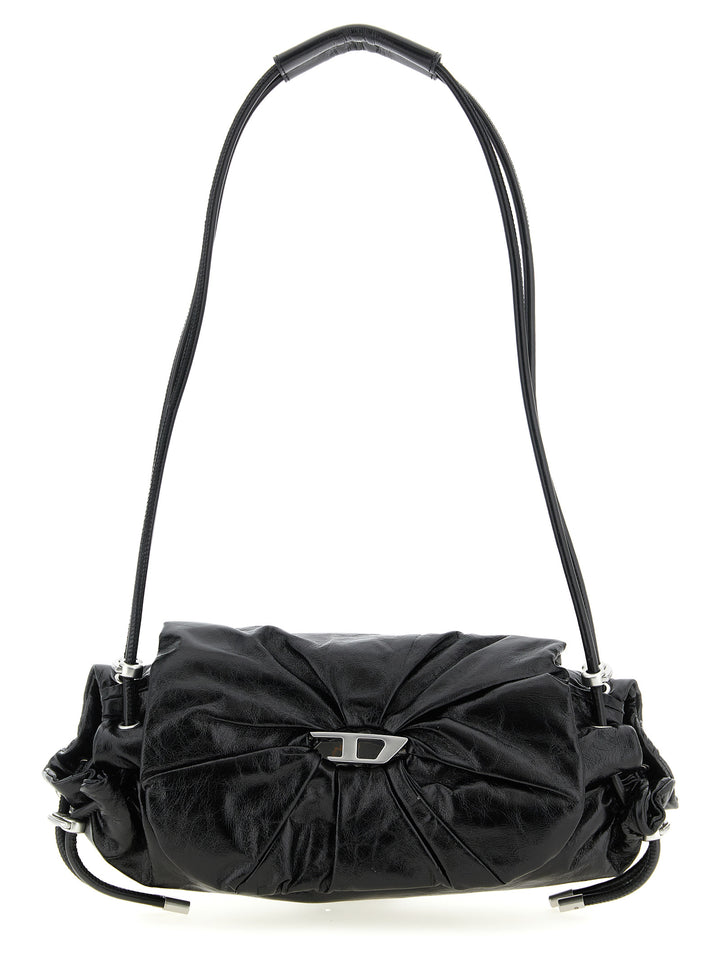 Diesel Scrunch-D Shoulder S Shoulder Bags - Black | e717f6a3b5050f7ec4bc7796acc548ce4fe03c16
