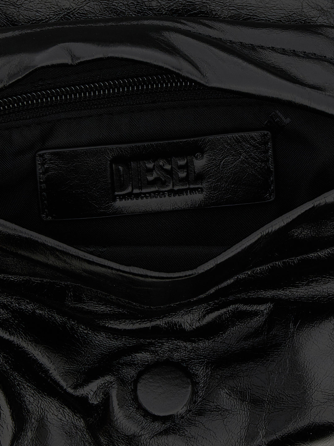 Diesel Scrunch-D Shoulder S Shoulder Bags - Black | 665ef88ed46563d1d2eed8e9002d6e697ef6492c