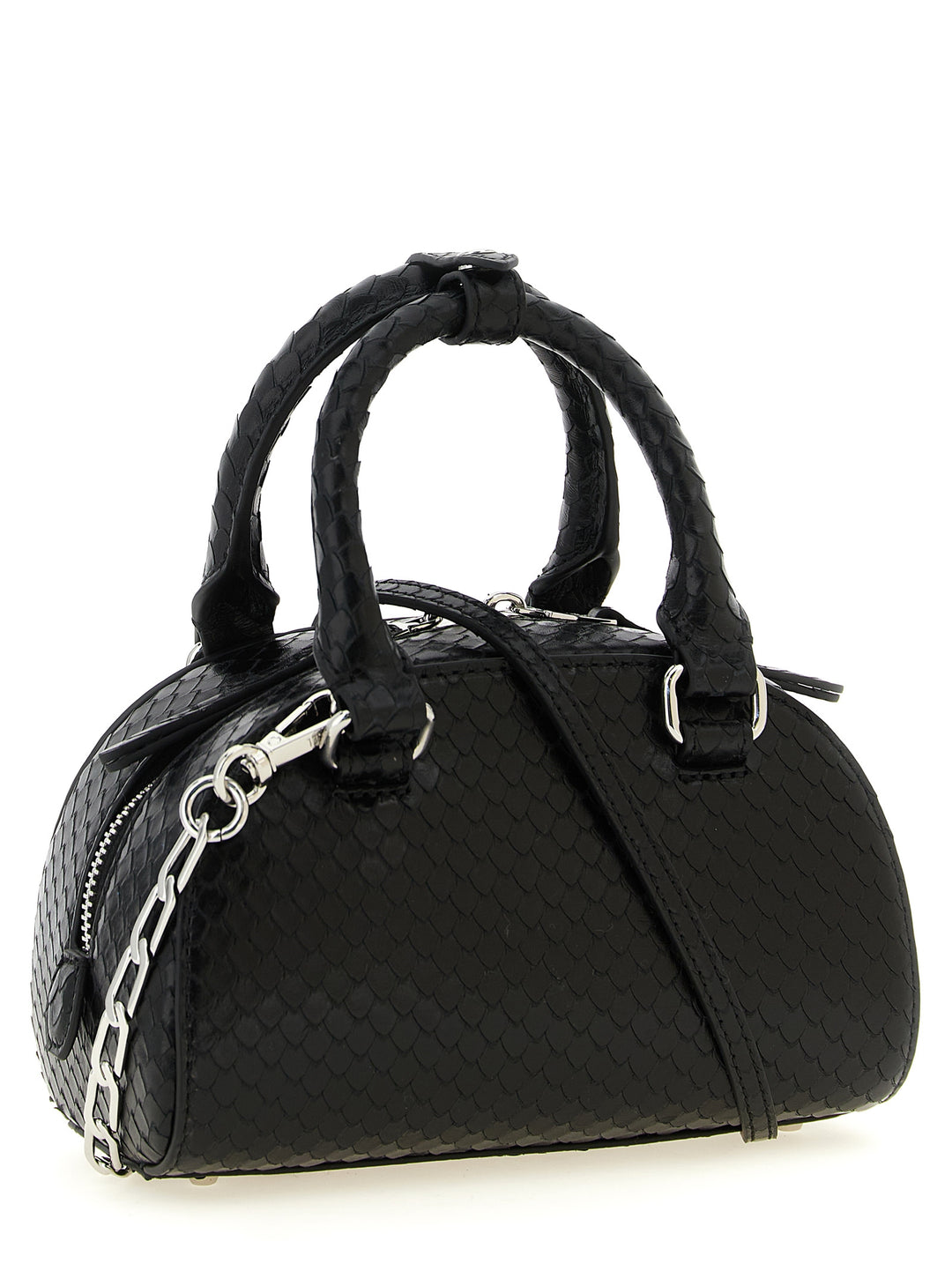 Diesel 1dr Dome Crossbody Bags - Black | 1806238de4854ed04957b9afb3ef904ac1ddea1d