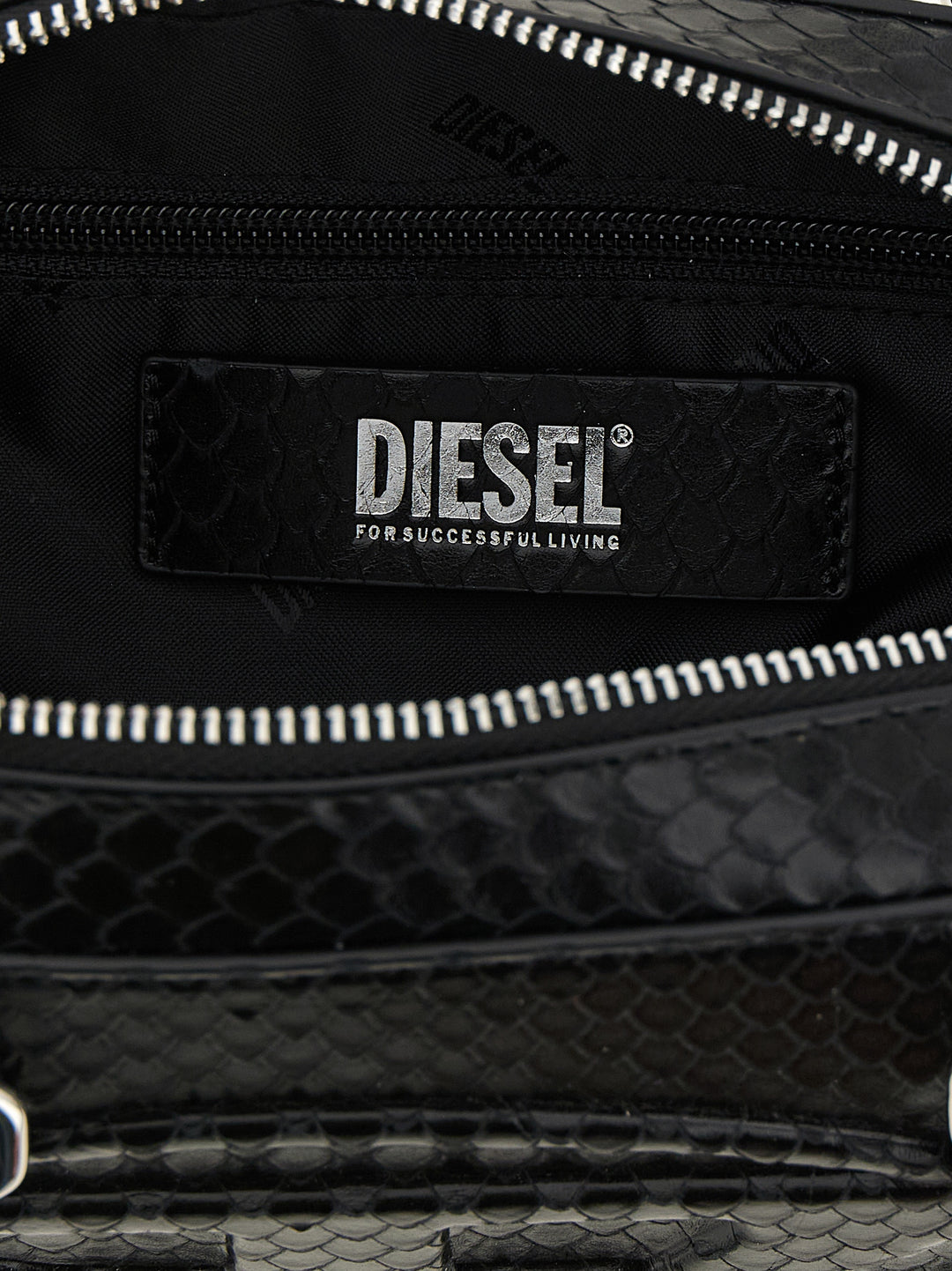 Diesel 1dr Dome Shoulder Bags - Black | 5e4e8677215de963f006faa629cee8bb67377cb7