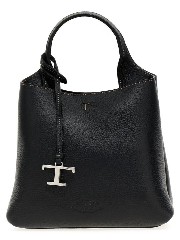 Tod'S T Timeless Hand Bags - Black | 8900a99cac8976ccc0b272da37f81ea493fcb583
