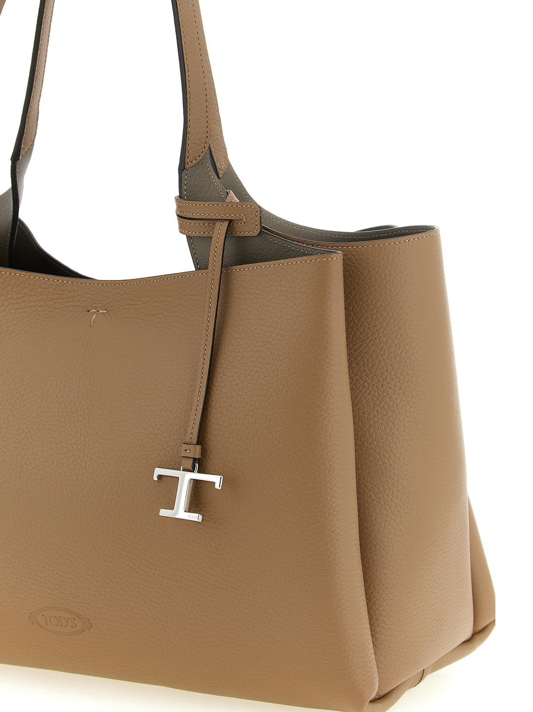 Tod'S T Timeless Tote Bag - Brown | 64eec1dcb08dbe813d655d8a518fc8475f4be358