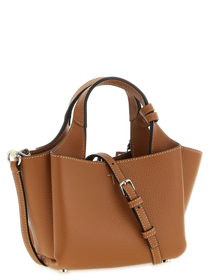 Tod'S Micro Leather Handbag Hand Bags - Brown | ac56f902157cfe0957bd90f20204cb665189919c