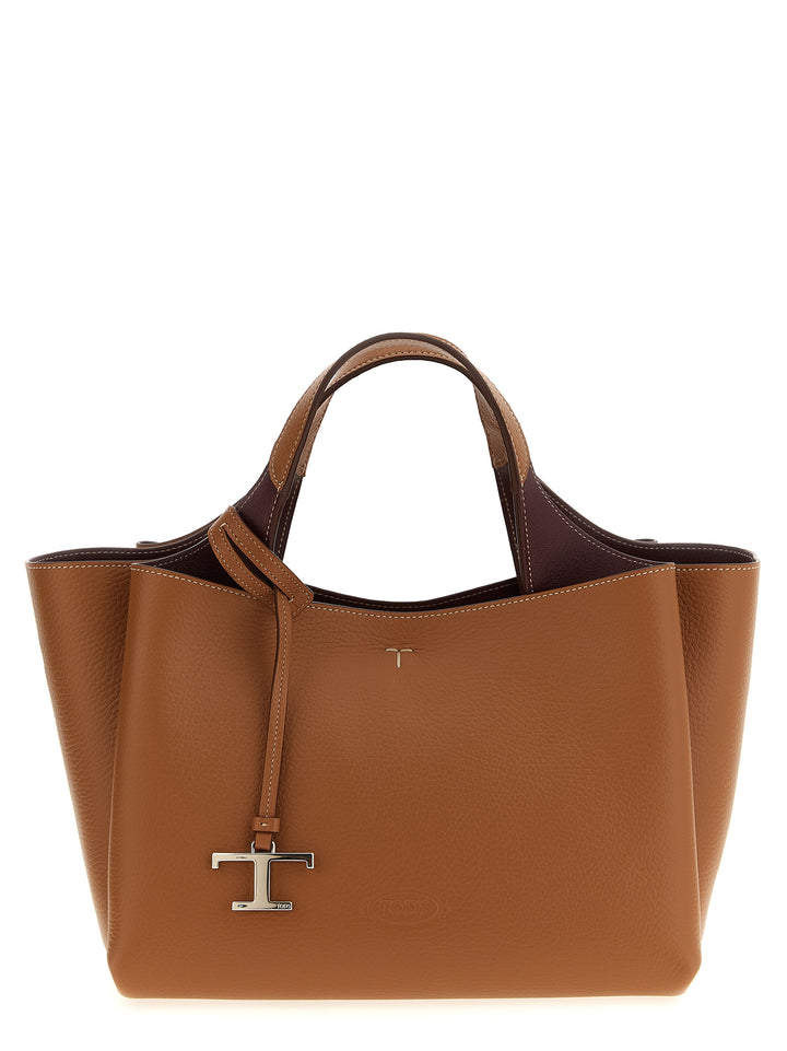 Tod'S Mini Leather Handbag Hand Bags - Brown | dc2729d4e9fb3812dc07e6f18c45cdc196e3ee44