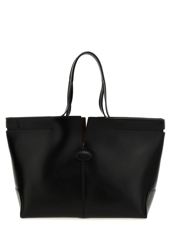 Tod'S Tod Tote Bag - Black | 7f26f29310d44daeed018936ca41cc566f80be44