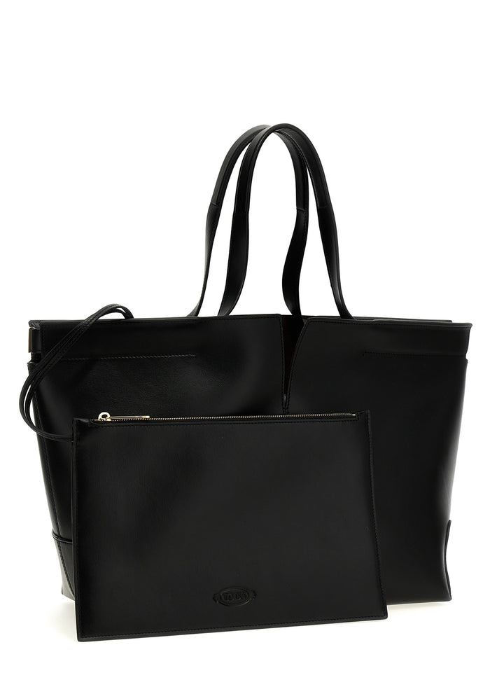 Tod'S Tod Tote Bag - Black | e3f707f2844521f35f7f98bb7400e200465ac678