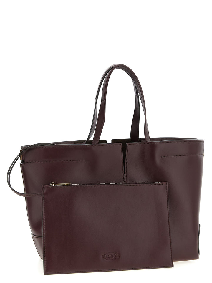 Tod'S Tod Tote Bag - Bordeaux | 938a3b24f515ccb4a63ef8e61bfa7d9d4da475b8