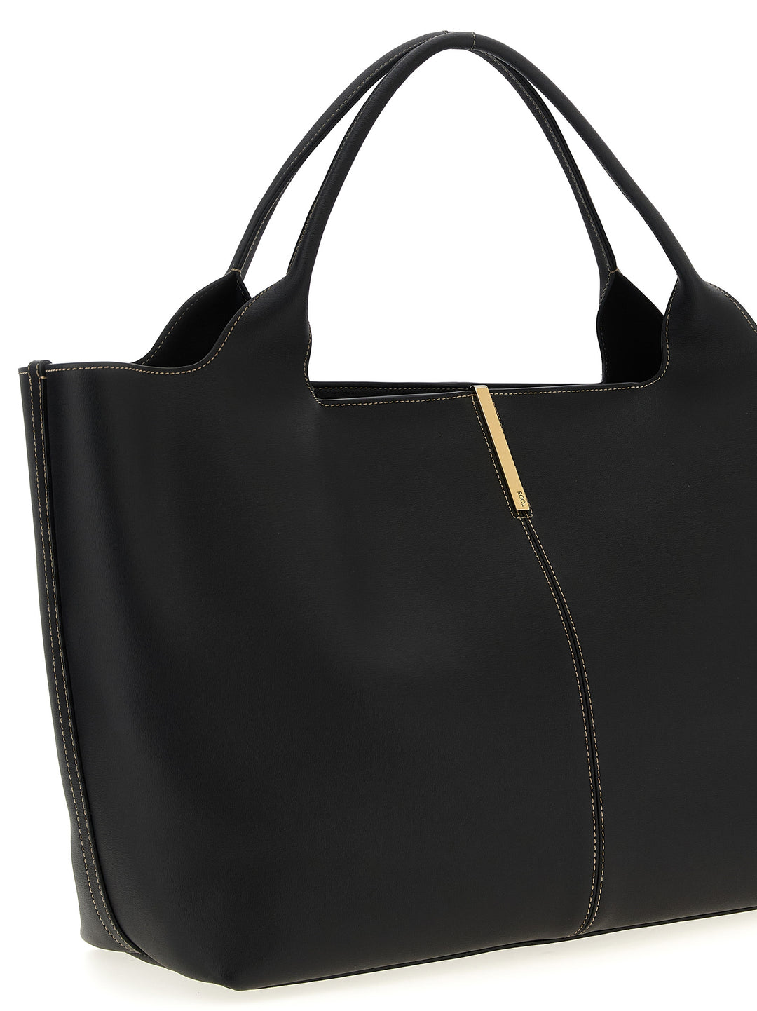 Tod'S Ebr Tote Bag - Black | 568c1c87f96bc4072a4ce1cb6c8f7d9fc56399cc