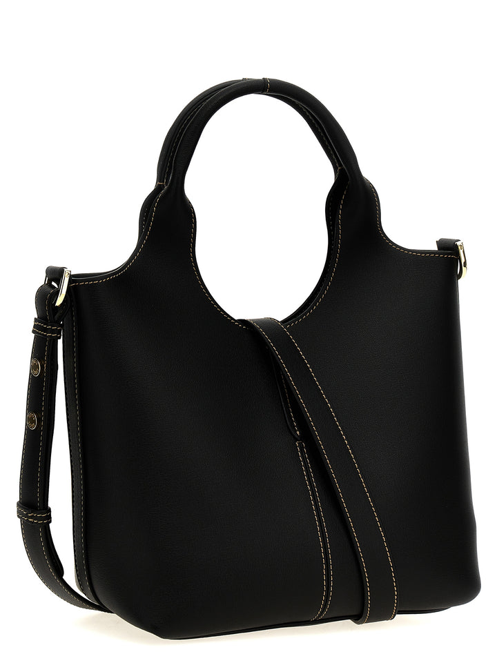 Tod'S Ebr Tote Bag - Black | 2031343b25ea099f7ea14e903291eca77e8b6fcf