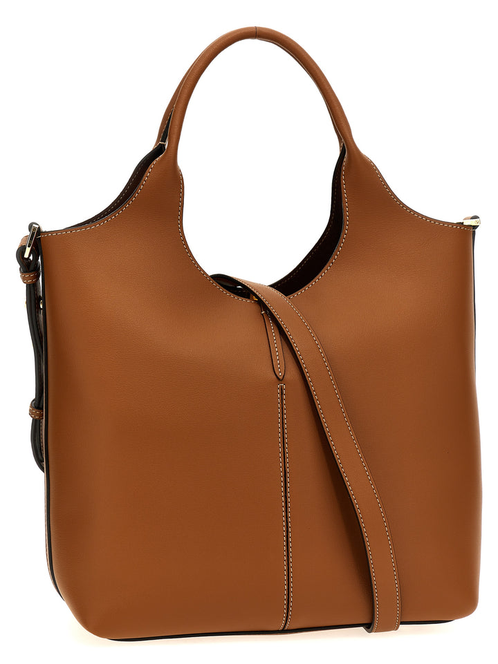 Tod'S Ebr Tote Bag - Brown | d8fcece4918e225bd65fc033010b4cff0bd12f5f