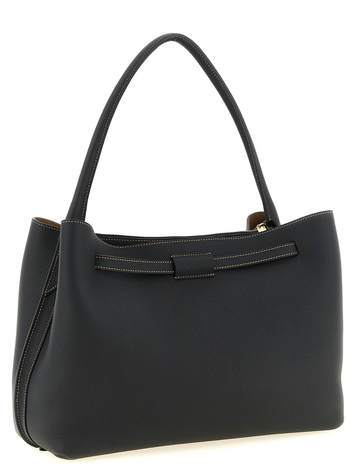Tod'S T Signature Piccola Hand Bags - Black | 1e6d3e2af43cde4647e3e3d85ffbd721f2723a6c