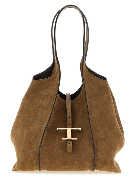 T Timeless Tote Bag Brown