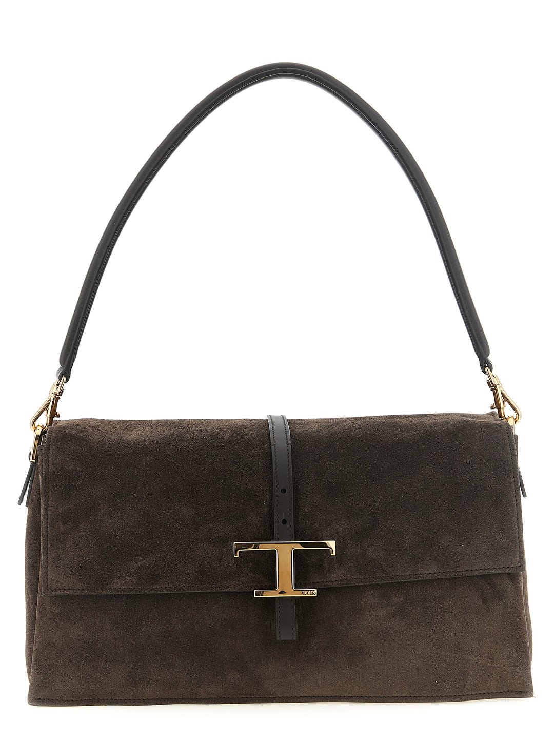 Tod'S Flap T Timeless Shoulder Bags - Brown | ea2eae0d489e561a96365dd16e7c0b4a85408fab