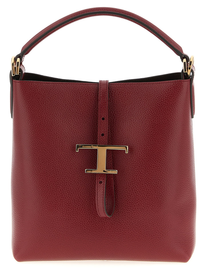 Tod'S T Timeless Hand Bags - Bordeaux | aa3569b808bf0b2e6a1329e5a6b6af2583818ec4