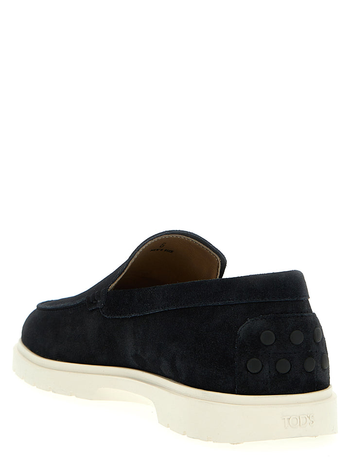 Tod'S Pantofola Loafers - Blue | 73f7bdbdd9eff1a061fe98c5f83b0cbe5b1ff193