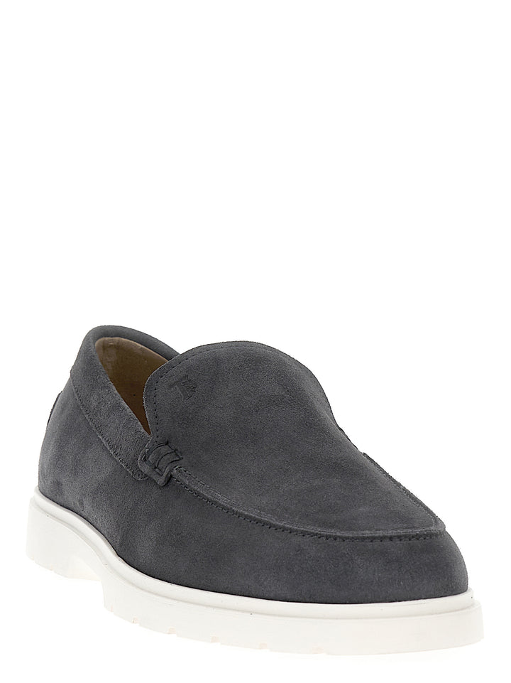 Tod'S Ibrido Estivo Loafers - Gray | 8d4e99ea63989ca08d4a2746850f08927bb0ea8c