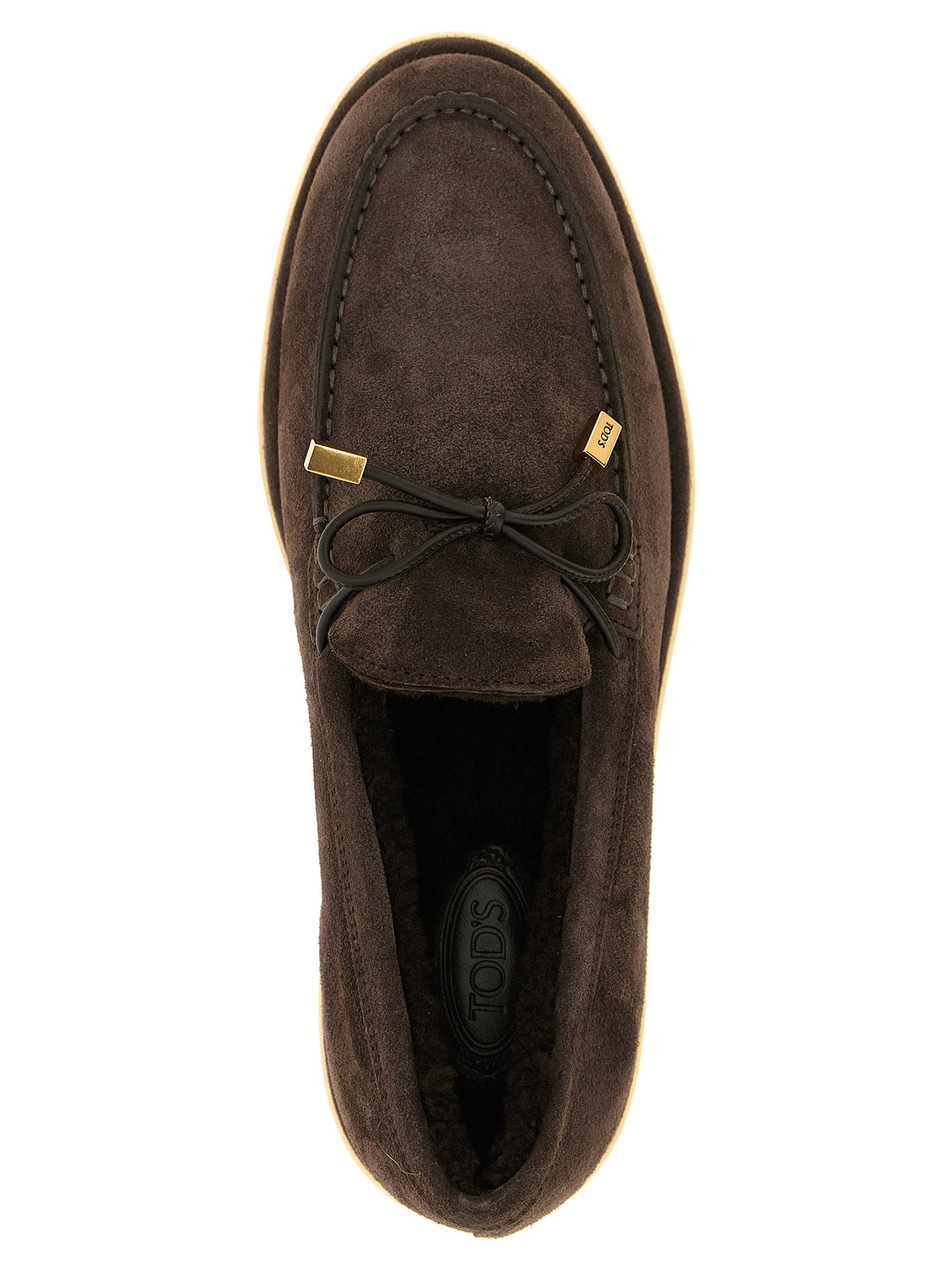 Tod'S Suede Loafers - Brown | cddc136a908364895a8e3d200bbf60a591c09586