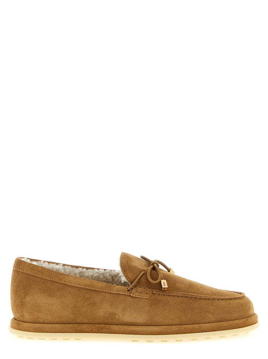 Suede Loafers Beige