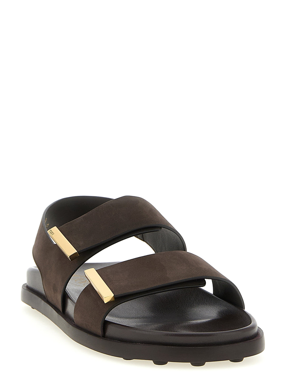 Tod'S Nubuck Sandals - Brown | 097c03c2c6bd4b0741c280bea6471758bc9858ed