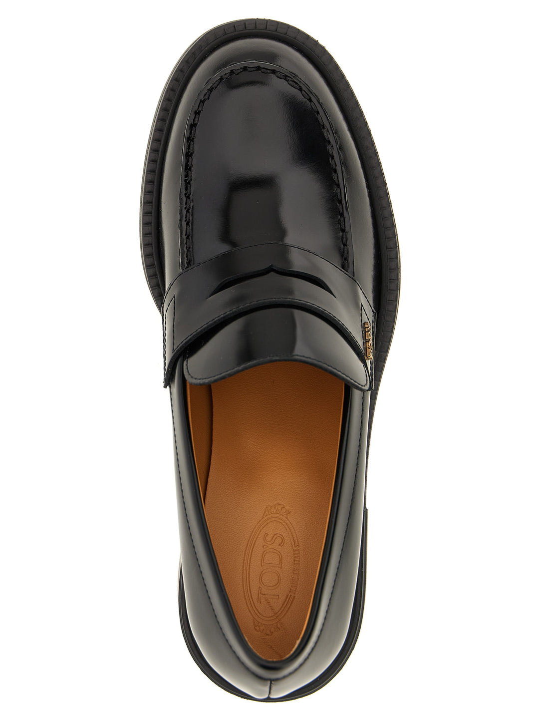 Tod'S Gomma T60 Loafers - Black | 302a2db79acc31f9c7da2e259d450cd2563bc647