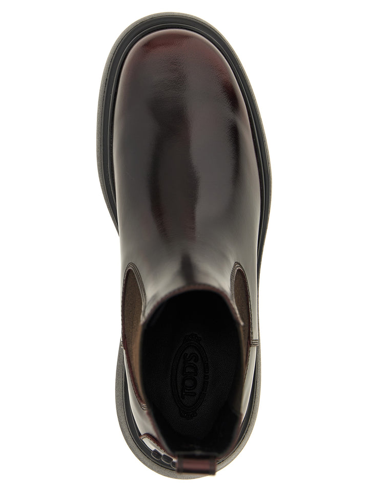 Tod'S Chelsea Ankle Boots Boots and Ankle Boots - Bordeaux | 827f54815ed7a47e45f324f63215a9edd68c5ba1