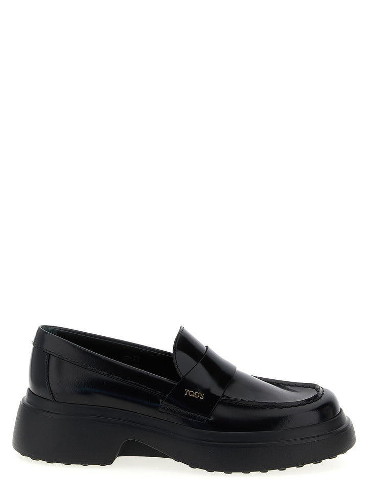 Tod'S Leather Loafers - Black | 9930c2cd808c5598eaddc0652e557105cacf9d83