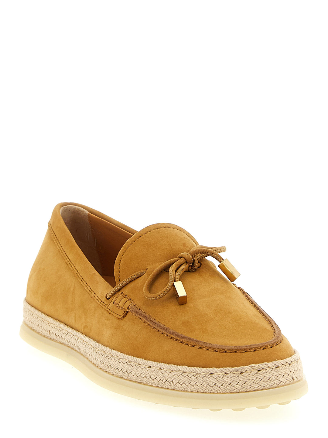 Tod'S Gomma Rafia 92k Loafers - Beige | 6cded548fe293212a4335345a82f557596944047