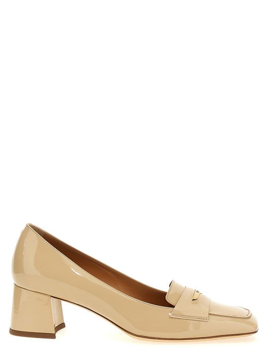 Patent Leather Pumps Beige